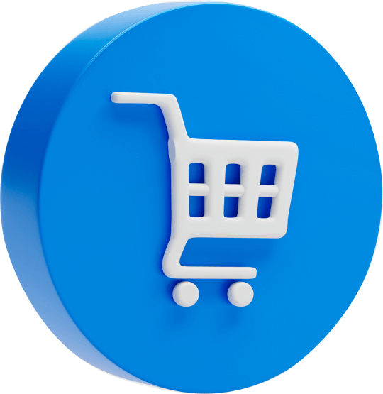 image of 3D shopping cart